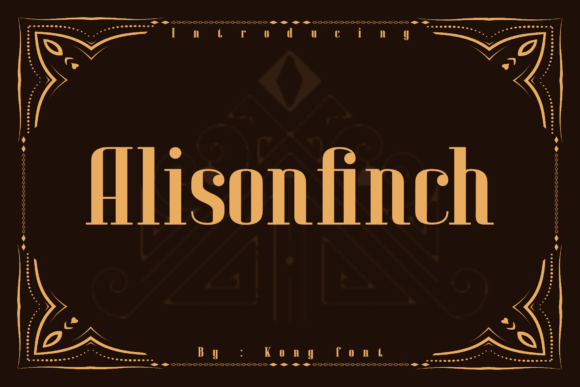 Alison Finch: A Timeless Serif Font for Elegant Design