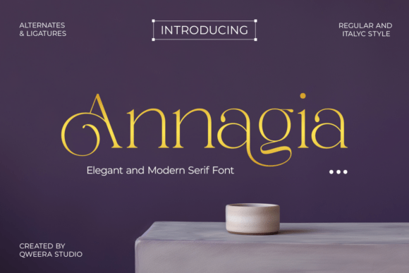 Annagia: A Typography Masterpiece