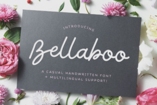 Bellaboo: A Handwritten Signature Script Font for Creative Projects
