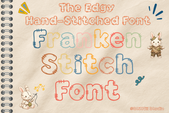 Frankenstitch: A Handcrafted Font for Authentic Digital Design
