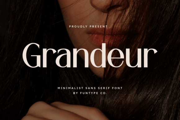 Grandeur: A Bold Typography Solution