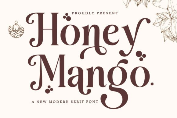 Honey Mango: A Stylish Serif Font for Elegant Design