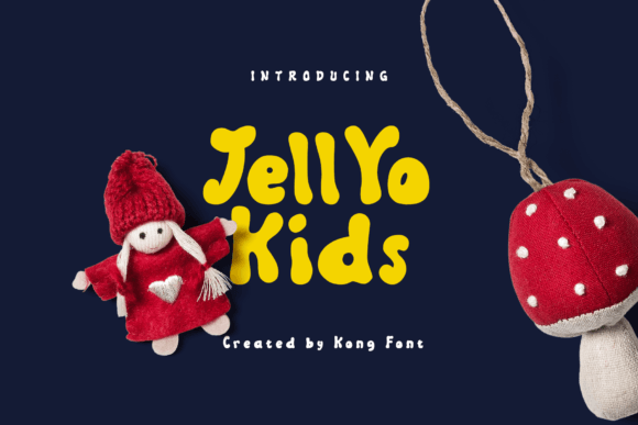 Jellyo Kids: Playful Handwritten Font for Creative Projects