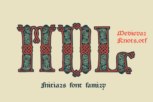Medieval Knots: A Blackletter Font with Timeless Appeal