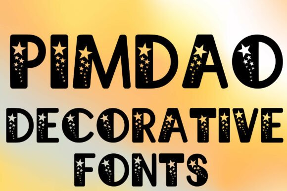 Pimdao and Decorative Star Fonts: A Magical Touch for Creative Projects