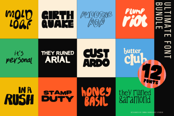 The Ultimate Font Bundle: Elevate Your Design with Personality-Packed Typography