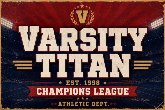 Varsity Titan: The Ultimate Font for Athletic Excellence