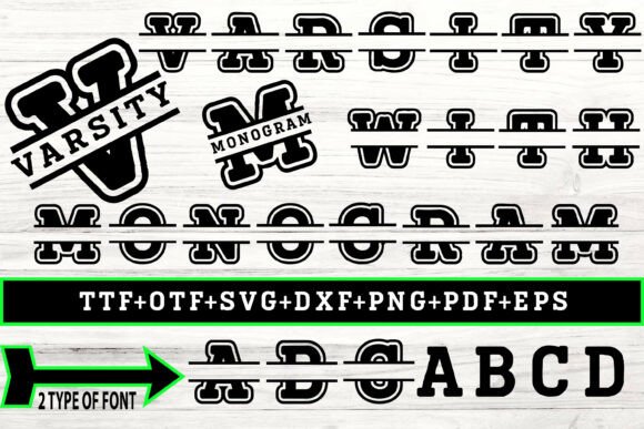 Varsity with Monogram: A Timeless Touch for Custom Designs