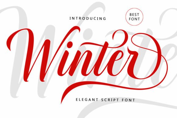 Winter and Winter Font: A Timeless Script for Modern Design