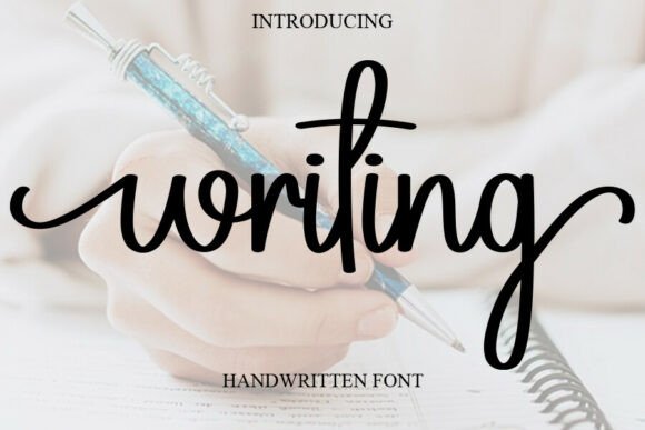 Writing: A Delicate Cursive Font for Creative Projects