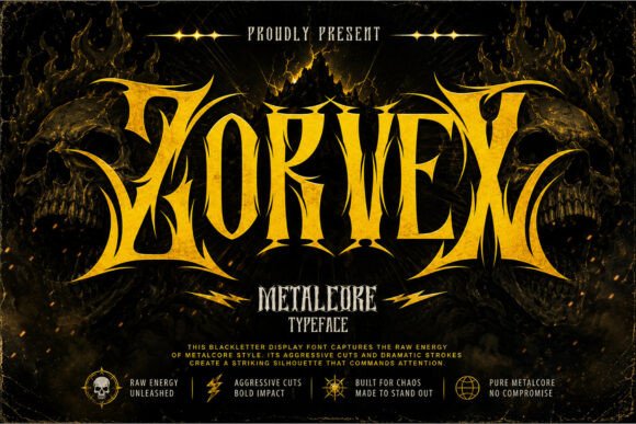 Zorvex: A Bold Statement in Gothic Typography